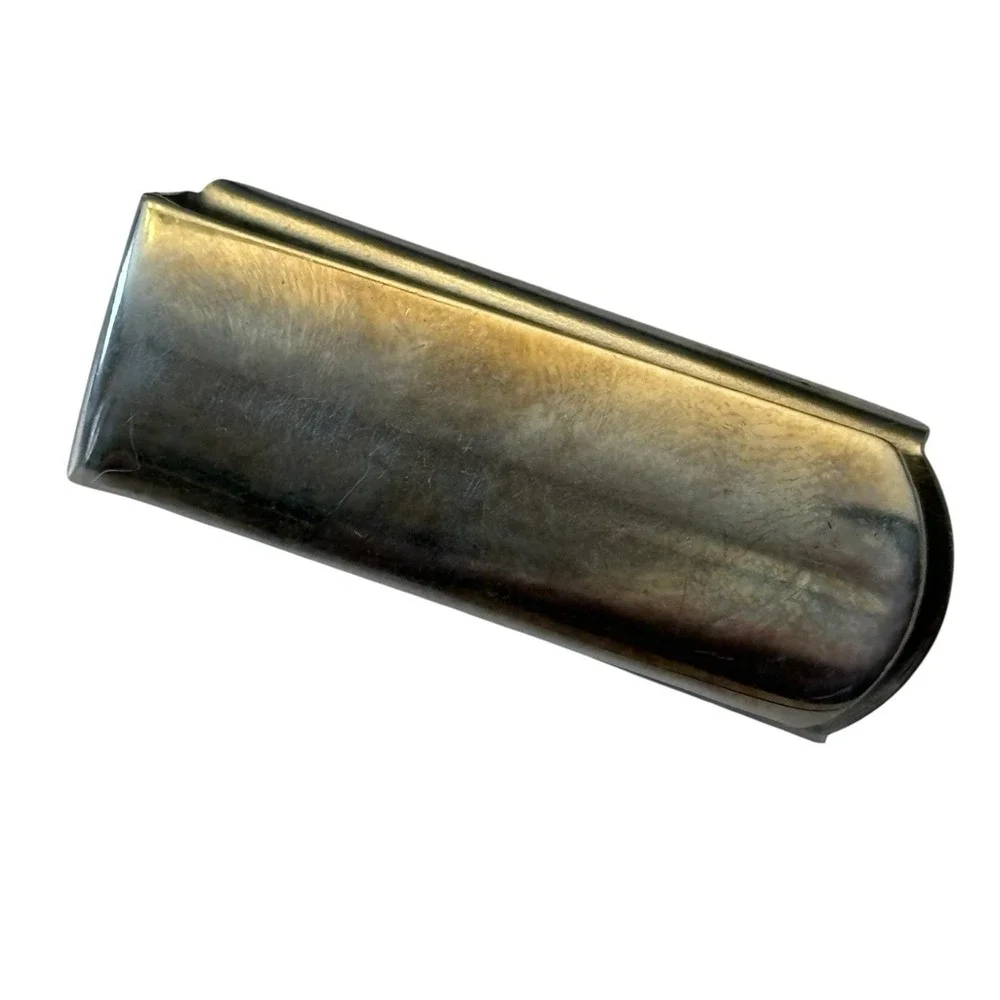 Match Book‎ Holder Pin Lapel Brooch Silver Tone Metal Vintage Retro Fob Carrier
